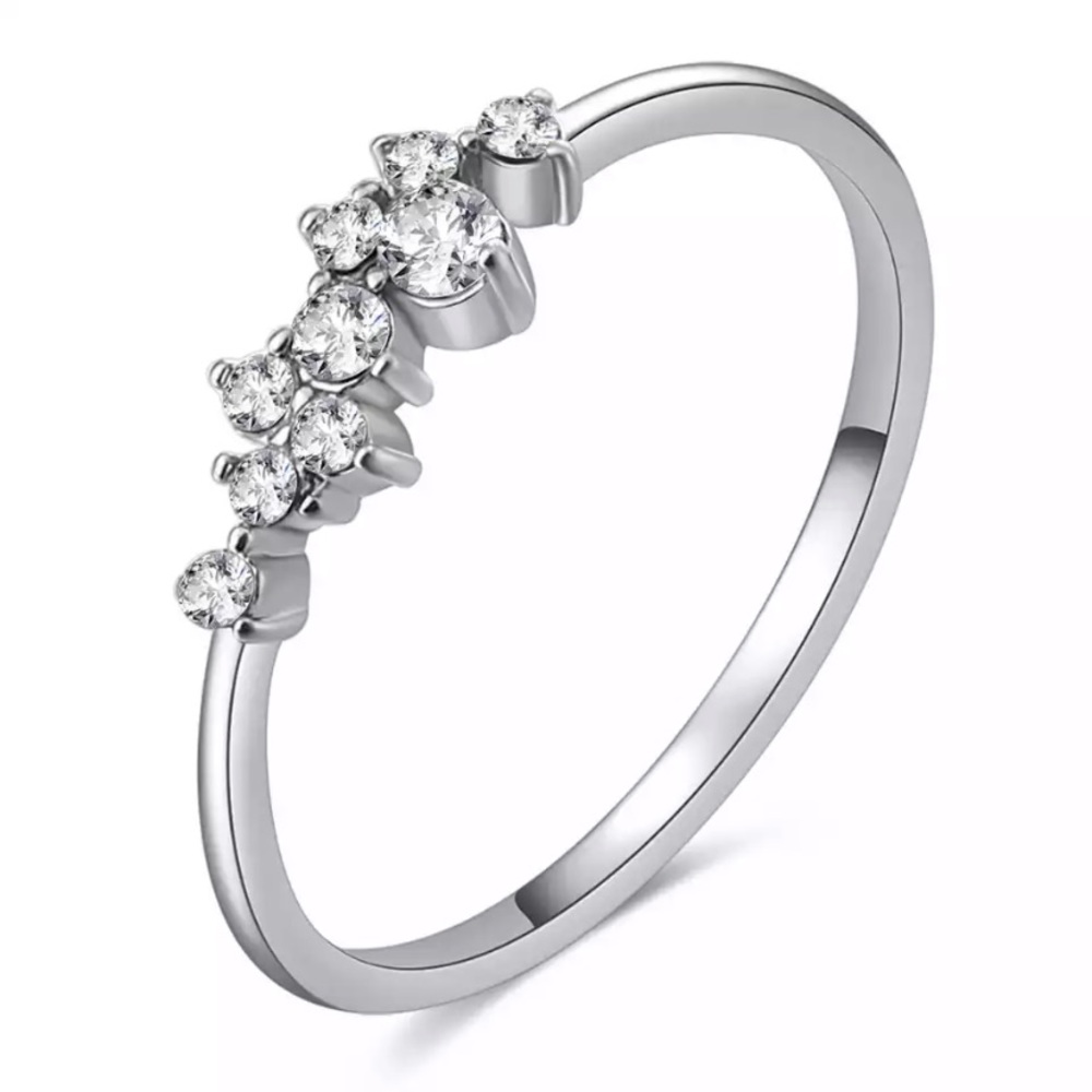 New Cute Simply Silver ring